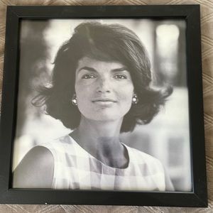 Framed photo of Jackie Kennedy